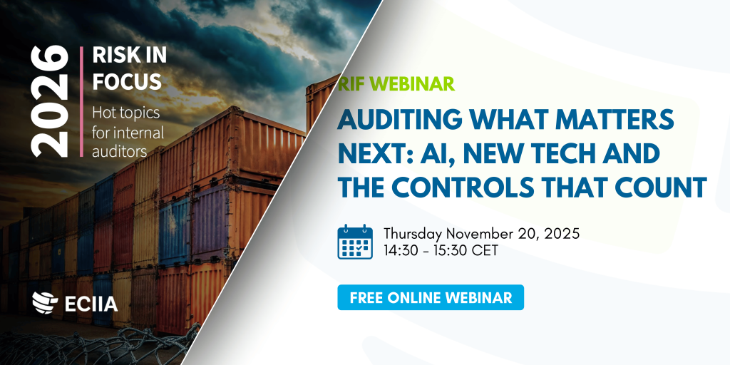 Risk in Focus 2026 – Auditing what matters next: AI, new tech and the controls that count